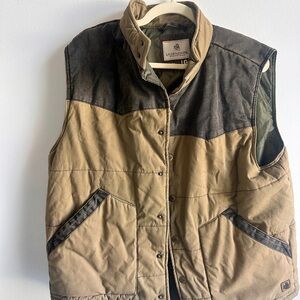 Legendary Whitetails Brown and Black Quilted Vest